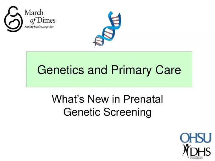genetics and primary care