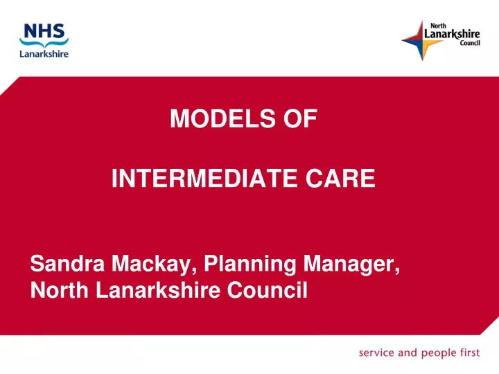 models of intermediate care