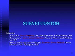 survei contoh