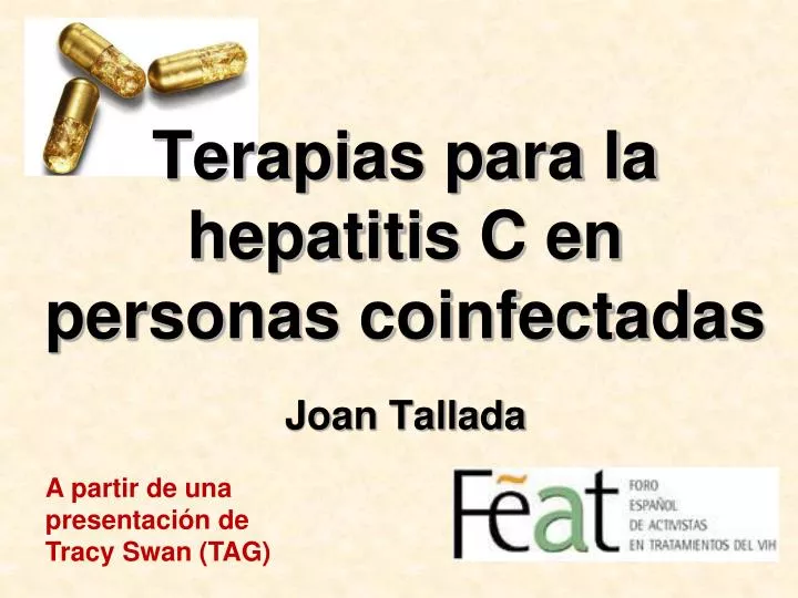 terapias para la hepatitis c en personas coinfectadas