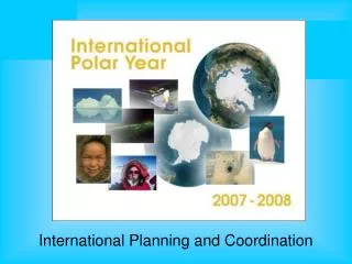 International Planning and Coordination