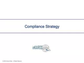 Compliance Strategy