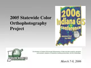 2005 Statewide Color Orthophotography Project