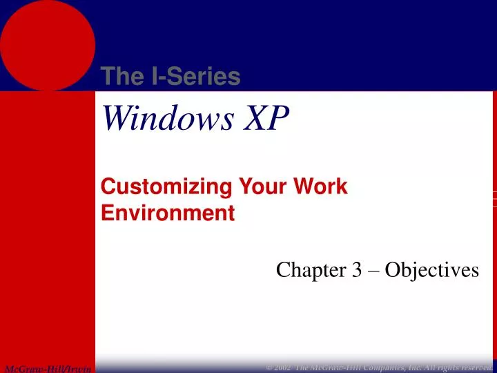 customizing your work environment