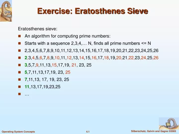 exercise eratosthenes sieve