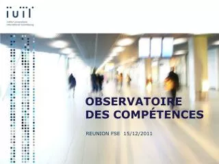 observatoire des comp tences