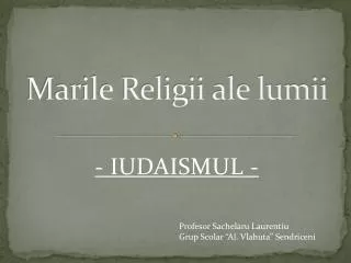 marile religii ale lumii