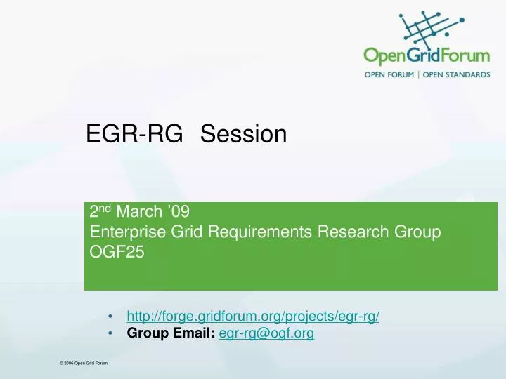 egr rg session