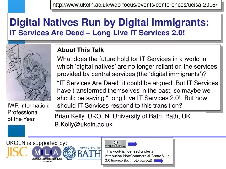 digital natives run by digital immigrants it services are dead long live it services 2 0