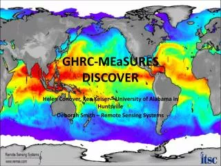 GHRC-MEaSURES DISCOVER
