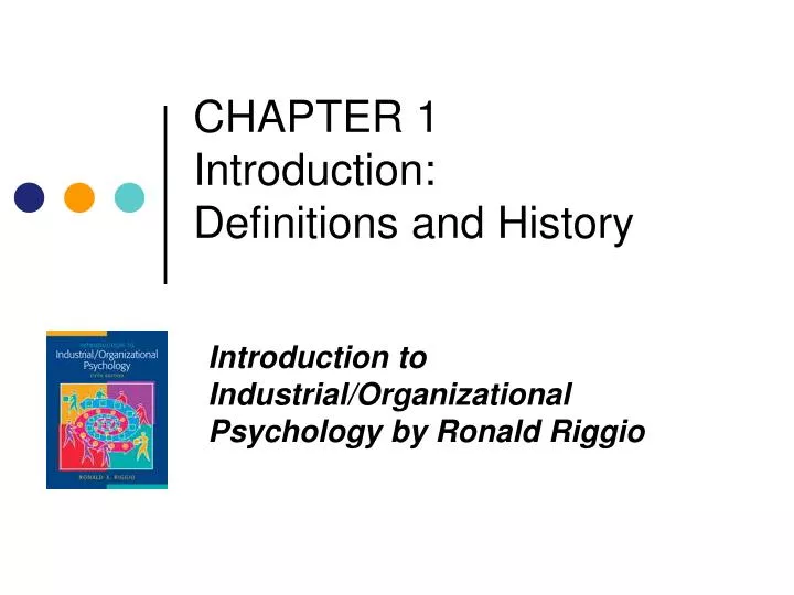 chapter 1 introduction definitions and history