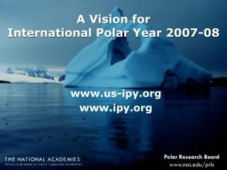 Polar Research Board nas/prb