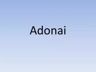 adonai