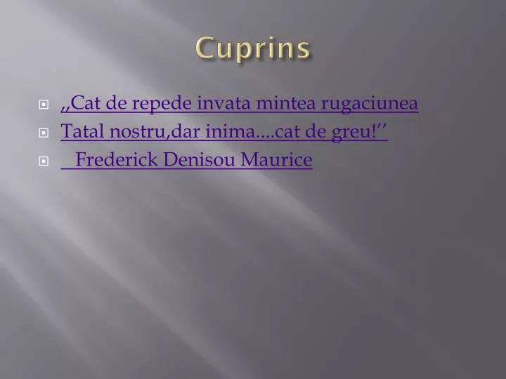 cuprins