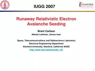 IUGG 2007