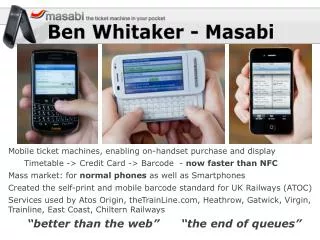 Ben Whitaker - Masabi