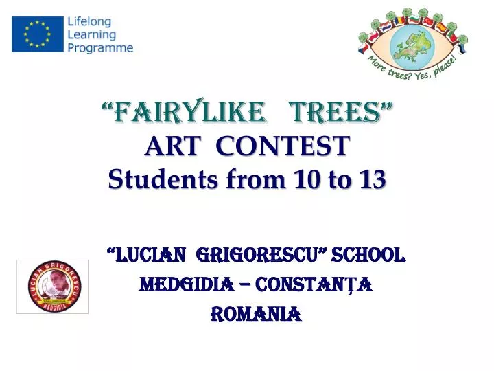fairylike trees art contest students from 10 to 13