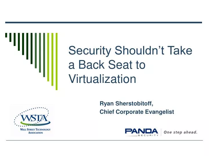 security shouldn t take a back seat to virtualization