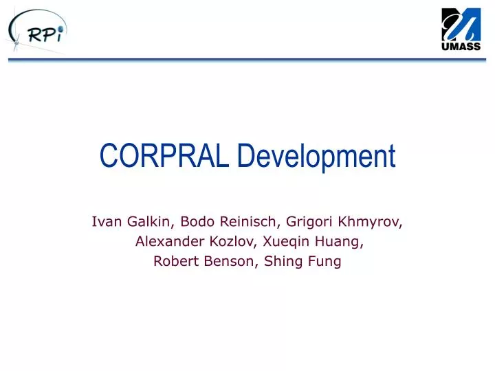 corpral development