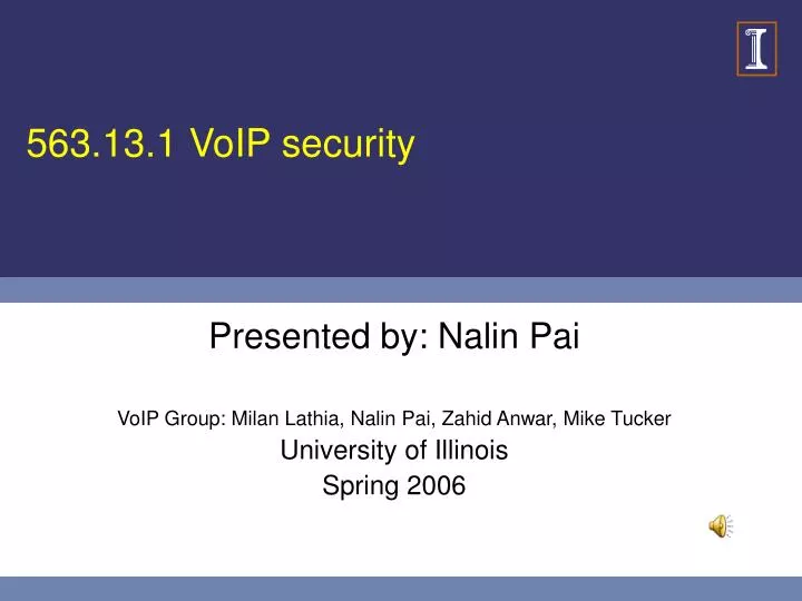 563 13 1 voip security