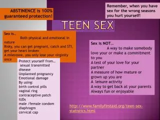 TEEN SEX