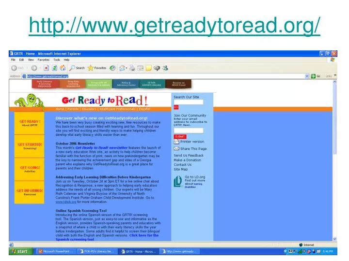 http www getreadytoread org