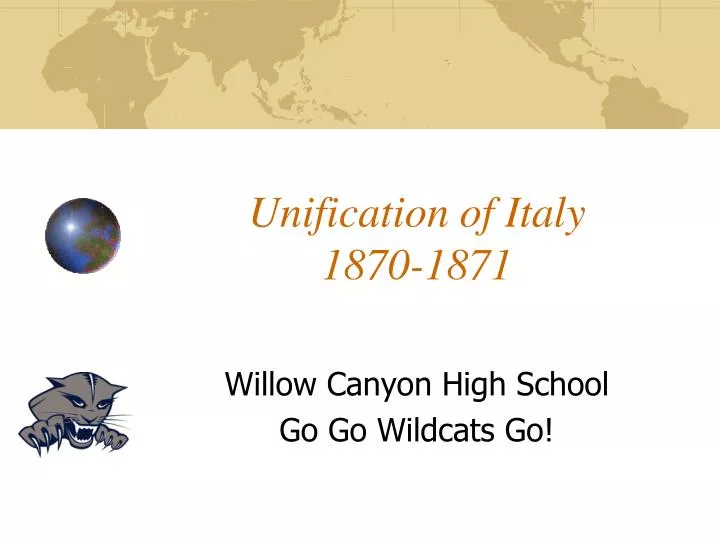 unification of italy 1870 1871