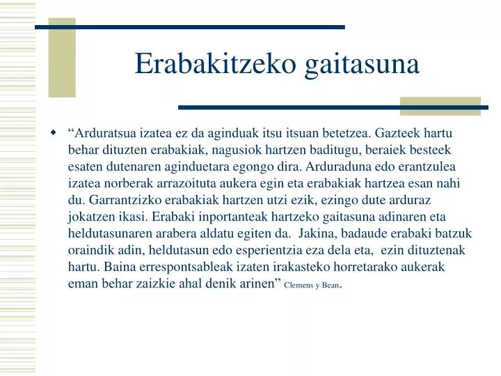 erabakitzeko gaitasuna