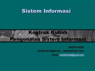 sistem informasi
