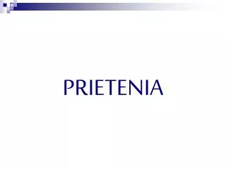 prietenia