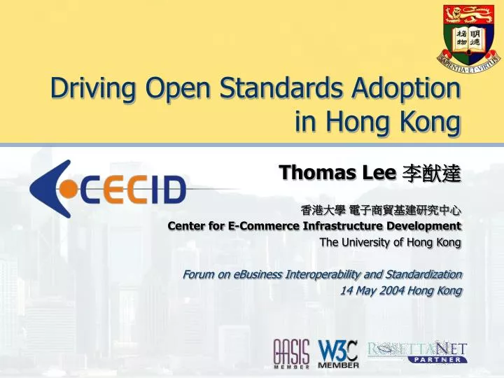 driving open standards adoption in hong kong