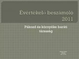 v rt kel besz mol 2011