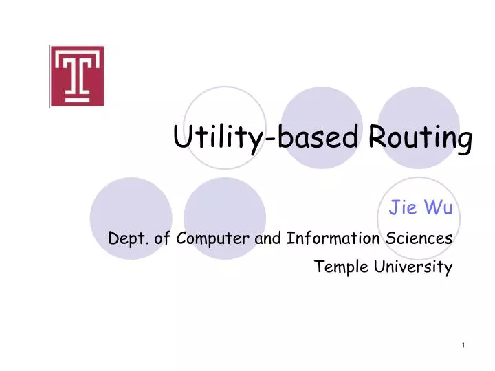 utility based routing