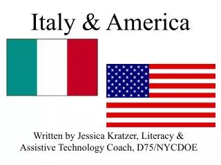 Italy &amp; America