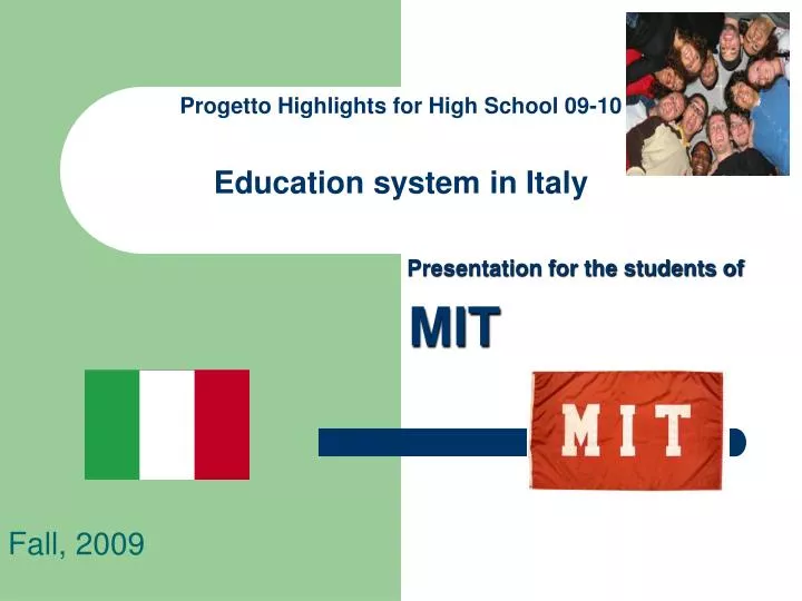 progetto highlights for high school 09 10 education system in italy