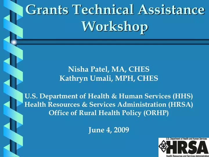 grants technical assistance workshop