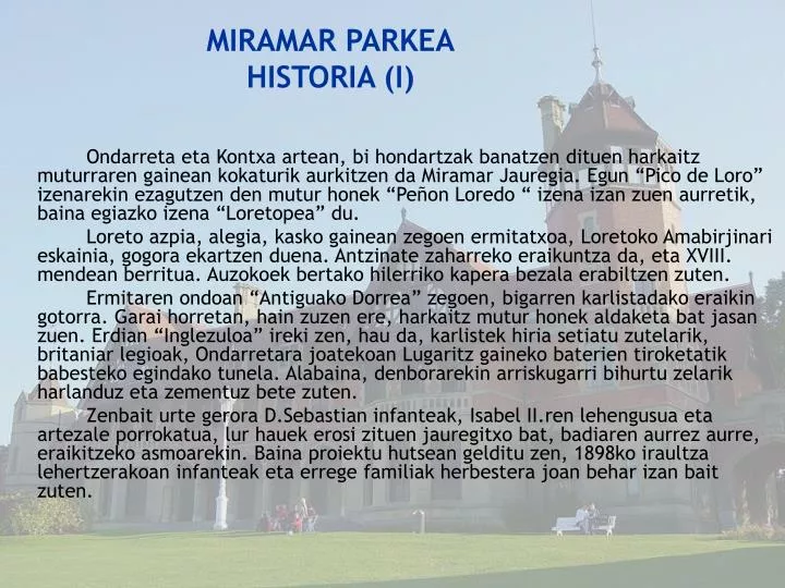 miramar parkea historia i