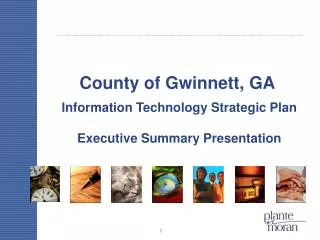 Information Technology Strategic Plan Executive Summary Presentation