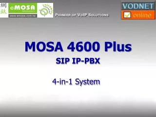 mosa 4600 plus sip ip pbx