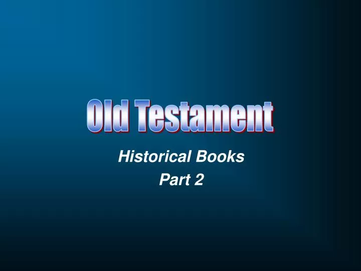 historical books part 2