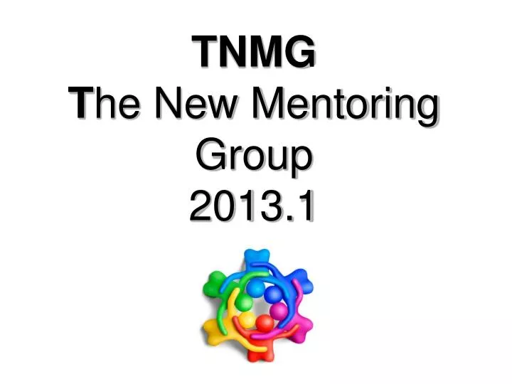 tnmg t he new mentoring group 2013 1