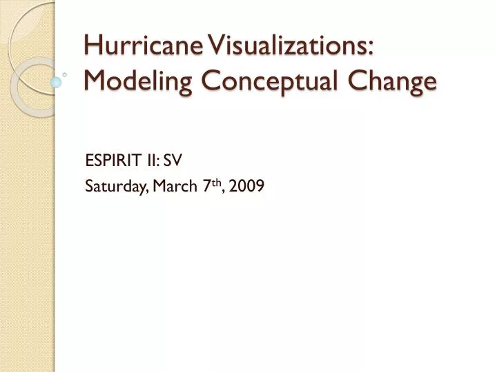 hurricane visualizations modeling conceptual change