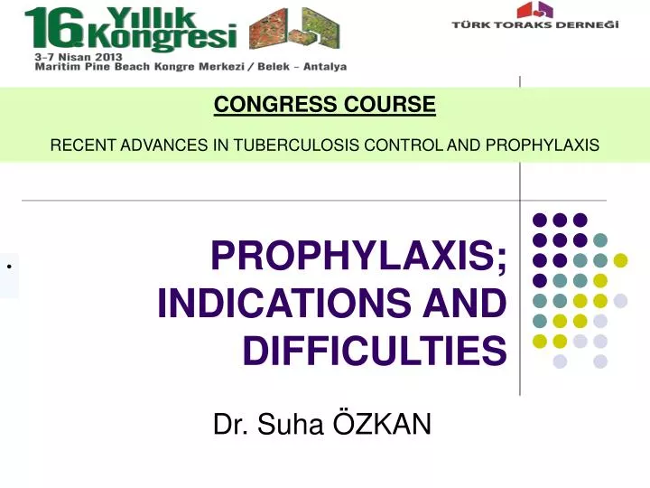 prophylaxis indications and difficulties