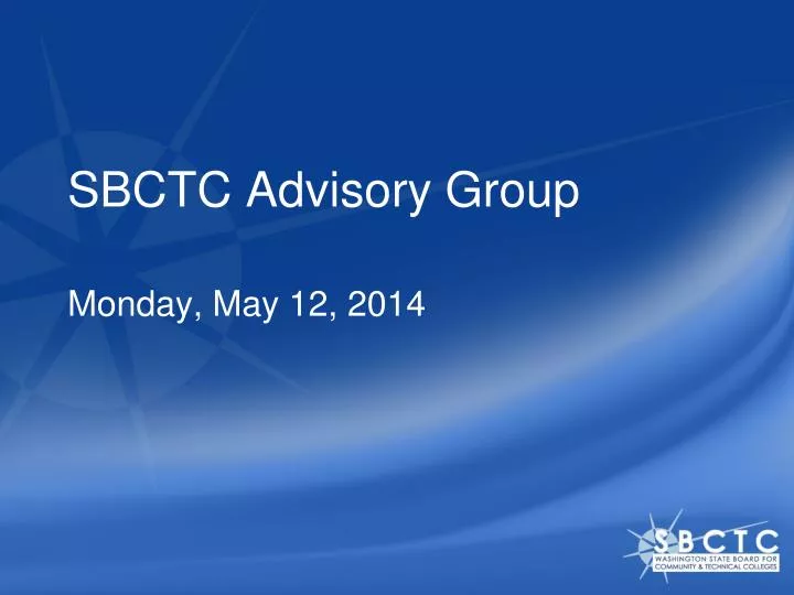 sbctc advisory group