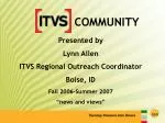 COMMUNITY - slide 1