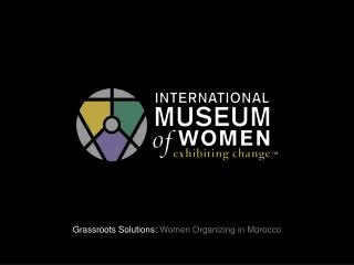 Grassroots Solutions: Women Organizing in Morocco