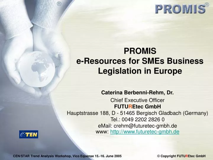 promis e resources for smes business legislation in europe
