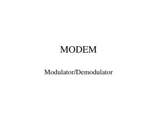 modem
