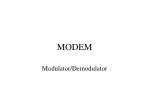 MODEM - slide 1
