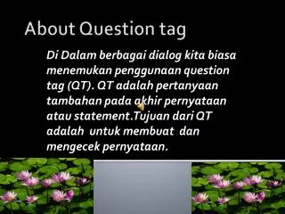 about question tag